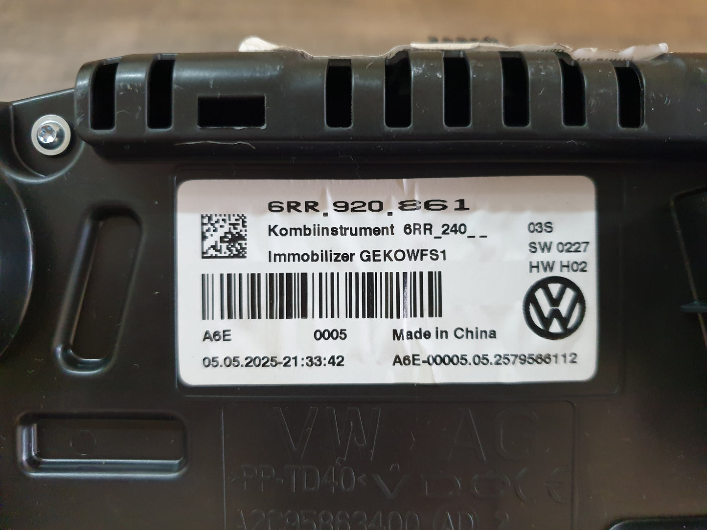 Volkswagen Polo Vivo Stripping For Parts - Only 6000km On The Clock