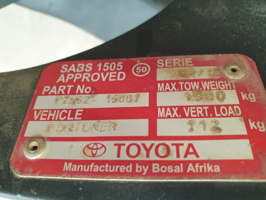 Toyota Fortuner Tow Bar