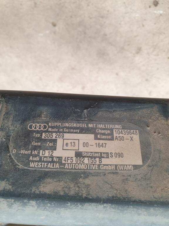 Audi A6 S6 Avant Tow Bar