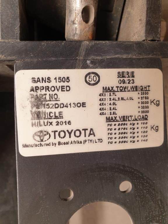 Toyota Hilux Tow Bar