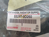 Toyota Yaris 1.5 2017, 2018, 2019, 2020, 2021, 2022, 2023, 2024 Right Radiator Support Extension