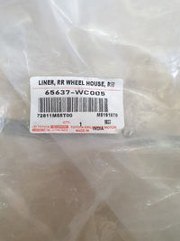 Toyota Starlet 1.5 2022, 2023, 2024 Right Rear Fender Liner