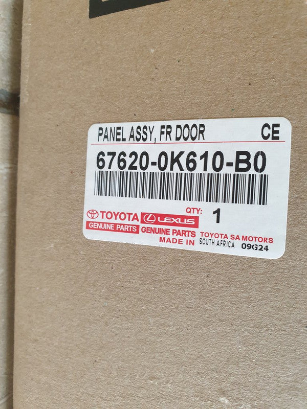 Toyota Hilux D4D 2008, 2009, 2010, 2011 Left Front Door Inner Panel