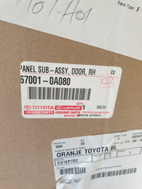 Toyota Corolla Cross 2021, 2022, 2023, 2024 Right Front Driver Door