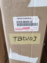 Toyota Fortuner GD6 2020, 2021, 2022, 2023, 2024 Right Front Inner Driver Door Trim