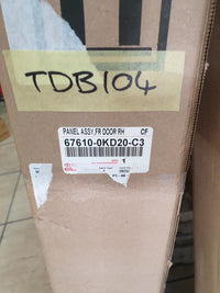 Toyota Fortuner GD6 2020, 2021, 2022, 2023, 2024 Right Front Inner Driver Door Trim