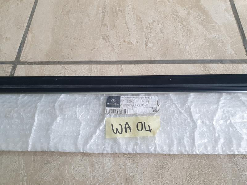 Original New Mercedes-Benz GLC W253 Right Front Door Chrome Recessed Window Moulding