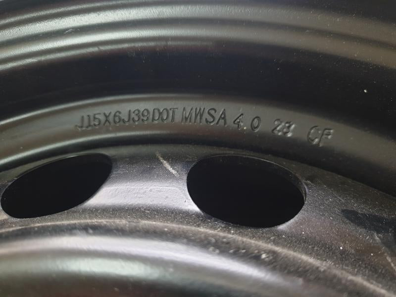 Original Used Toyota Corolla Quest 2018 15 Inch Steel Mag - J15x6J
