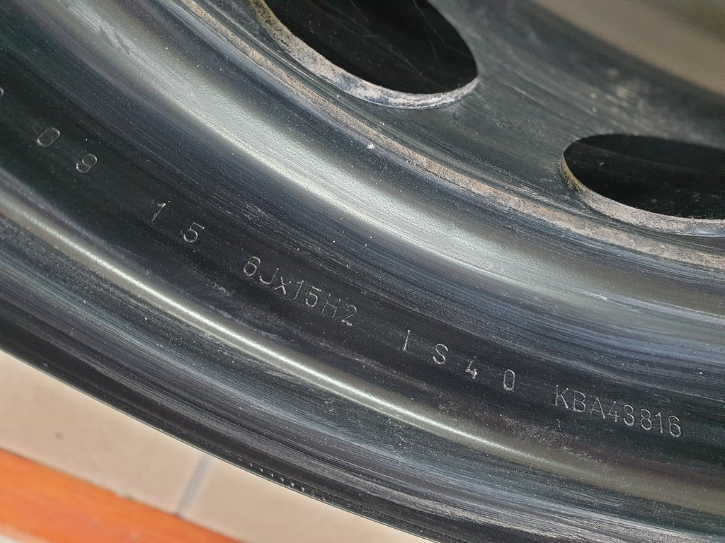 Renault Clio IV 6Jx15H2 Steel Rim