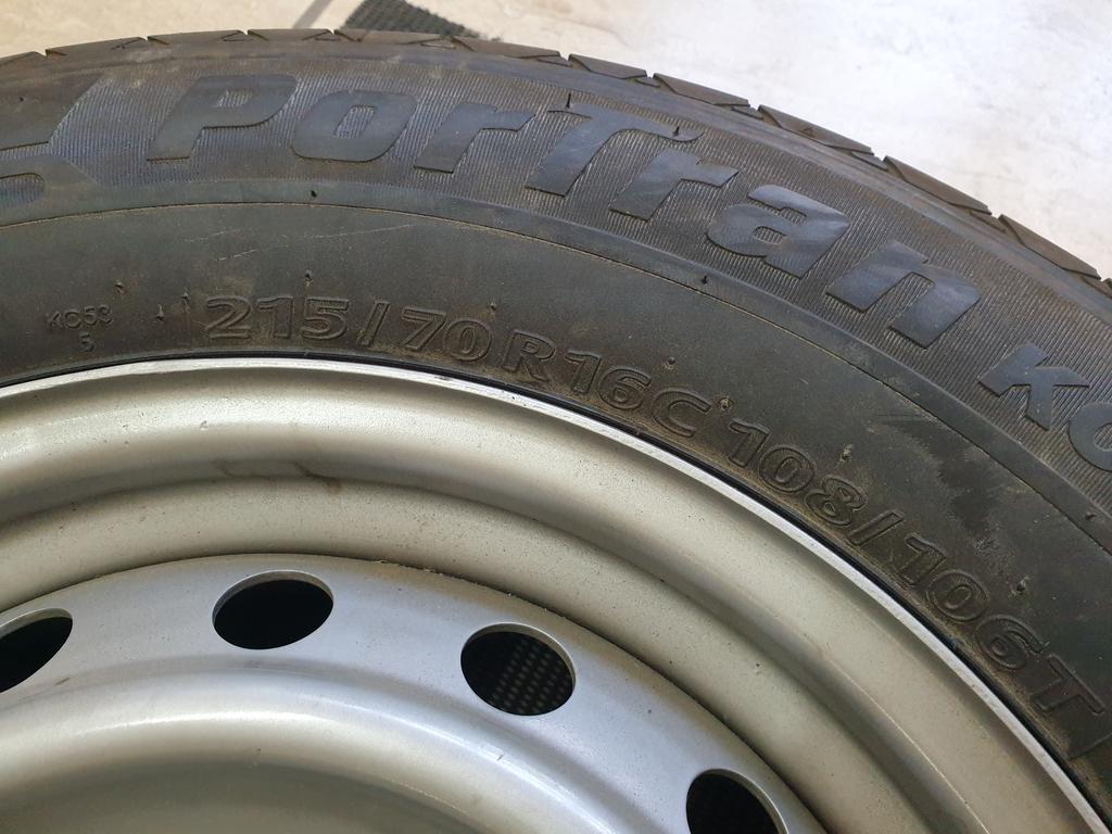 Isuzu D-Max J16x61/2 Steel Rim With Tyre