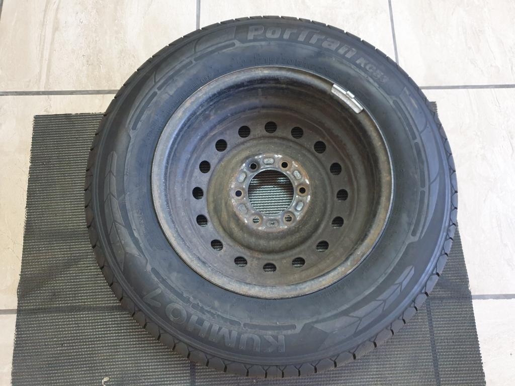 Isuzu D-Max J16x61/2 Steel Rim With Tyre
