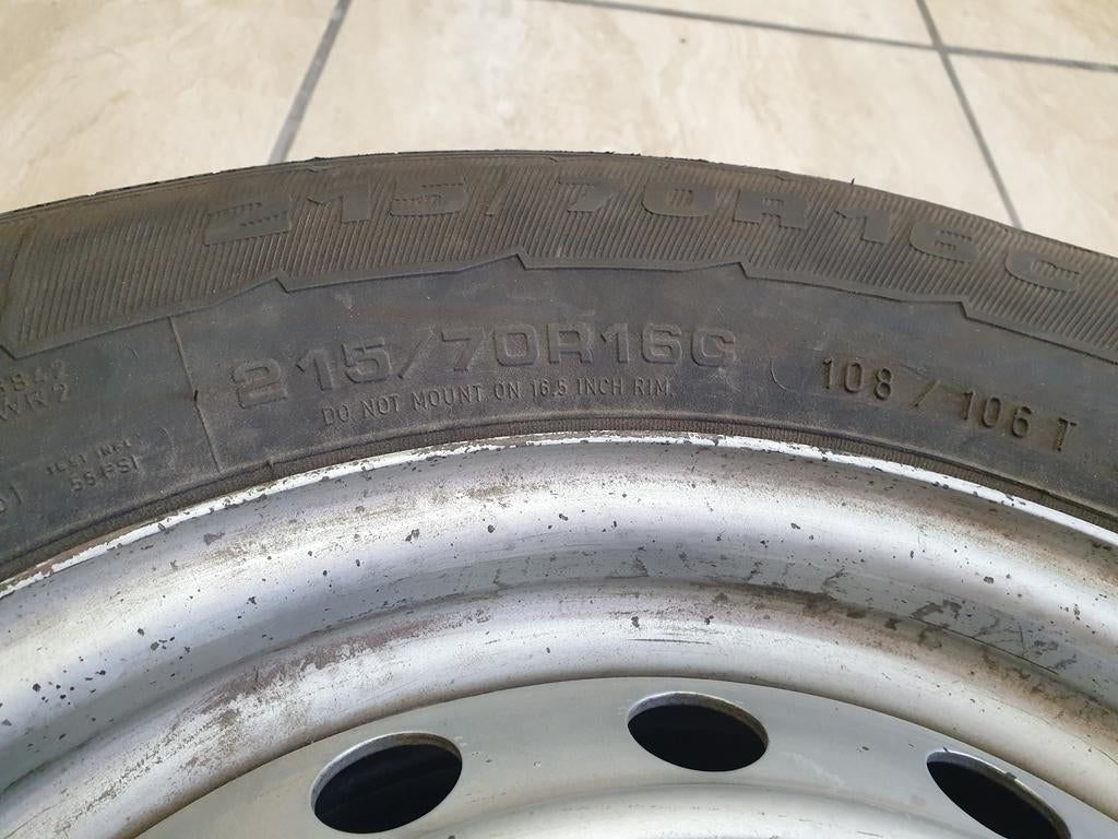 Isuzu D-Max J16x61/2 Steel Rim With Tyre