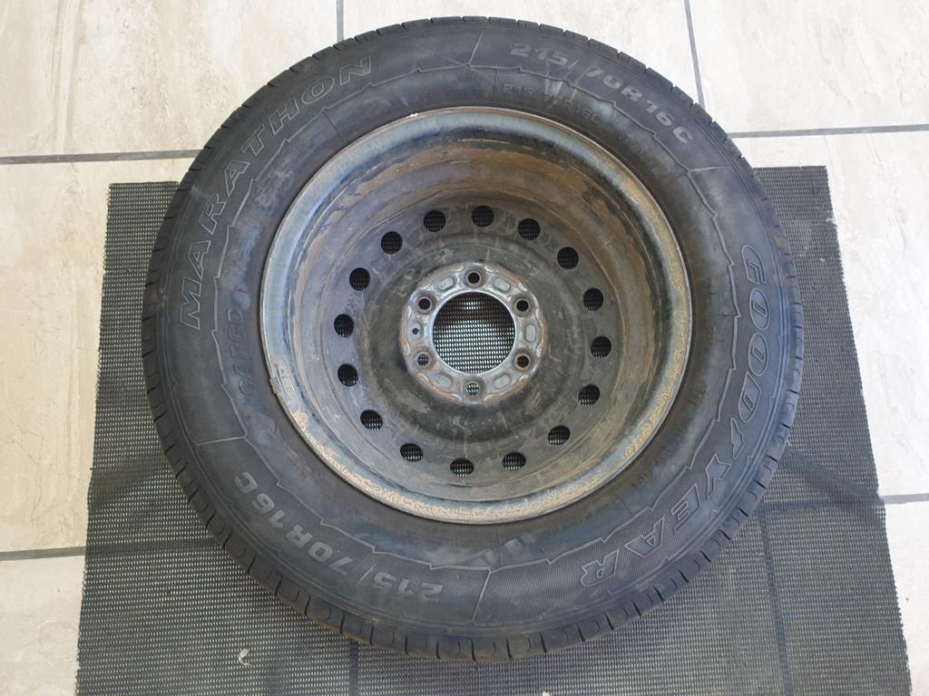 Isuzu D-Max J16x61/2 Steel Rim With Tyre