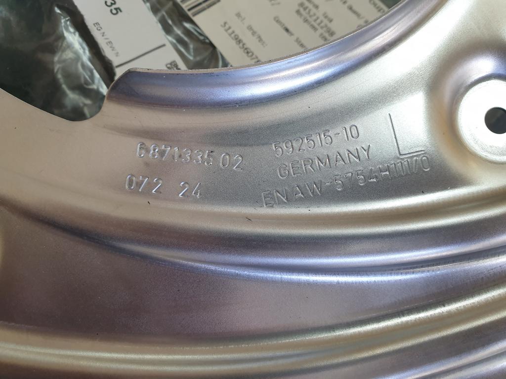 BMW 330E 2022 Left Front Brake Protection Plate