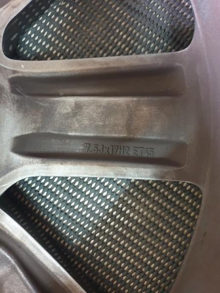 Original Used Audi A4 Quattro 2008 17 Inch Alloy Mag - 7.5Jx17H2 - Professionally Repaired