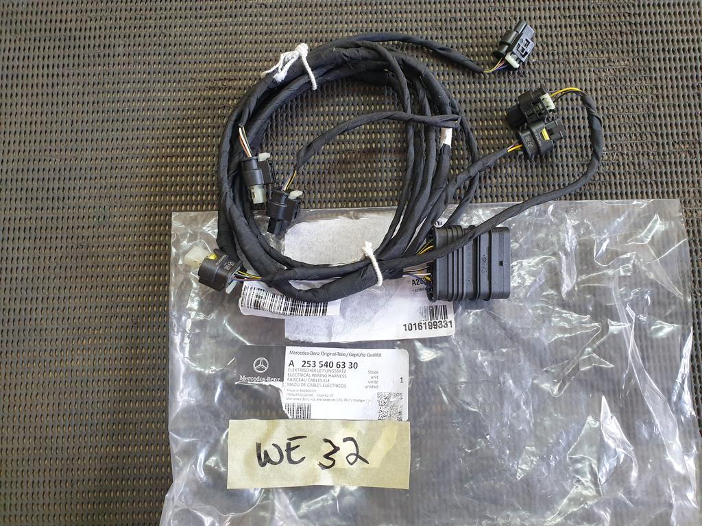 Mercedes-Benz GLC W253 Front Bumper Parking Wiring Harness