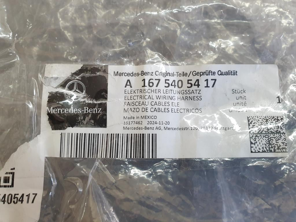 Mercedes-Benz GLE V167 W167 Left Side Sill Electrical Wiring Harness