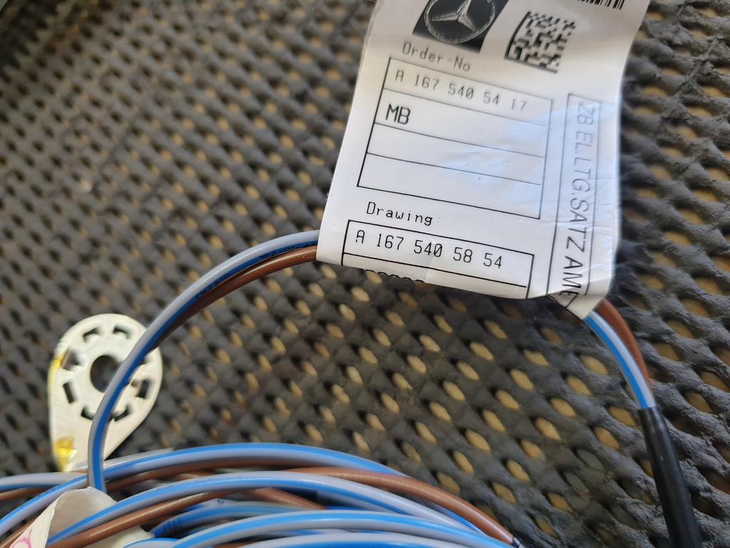 Mercedes-Benz GLE V167 W167 Left Side Sill Electrical Wiring Harness