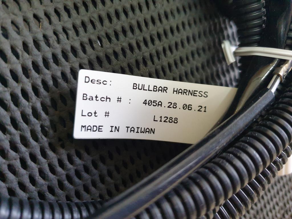 Toyota Bull bar Wiring Harness