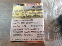 Original New Mahindra XUV 3X0 2025 Left Rear Door Contact Switch